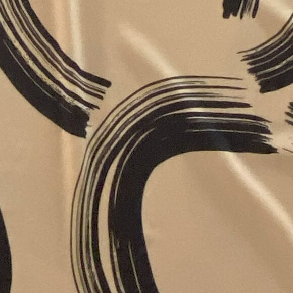 AWARE - Flowy, Long, Tan/Brown/Black, Graphic Pattern, Long Wrap Skirt -Size L - Picture 4 of 8